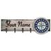 Seattle Mariners 24" x 6" Personalized Mounted Coat Hanger