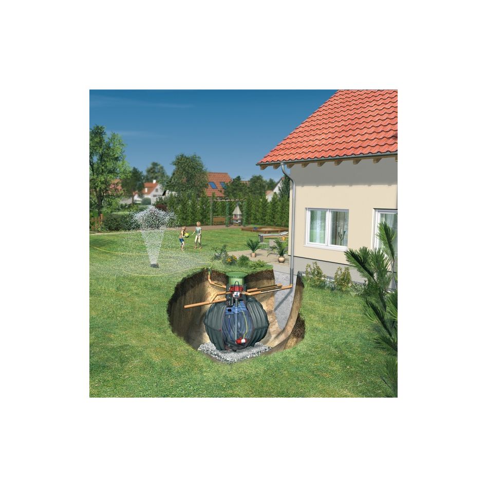 GRAF Carat Komfort Gartenanlage Zisterne Regenwassertank, 2700 L, befahrbar PKW Image