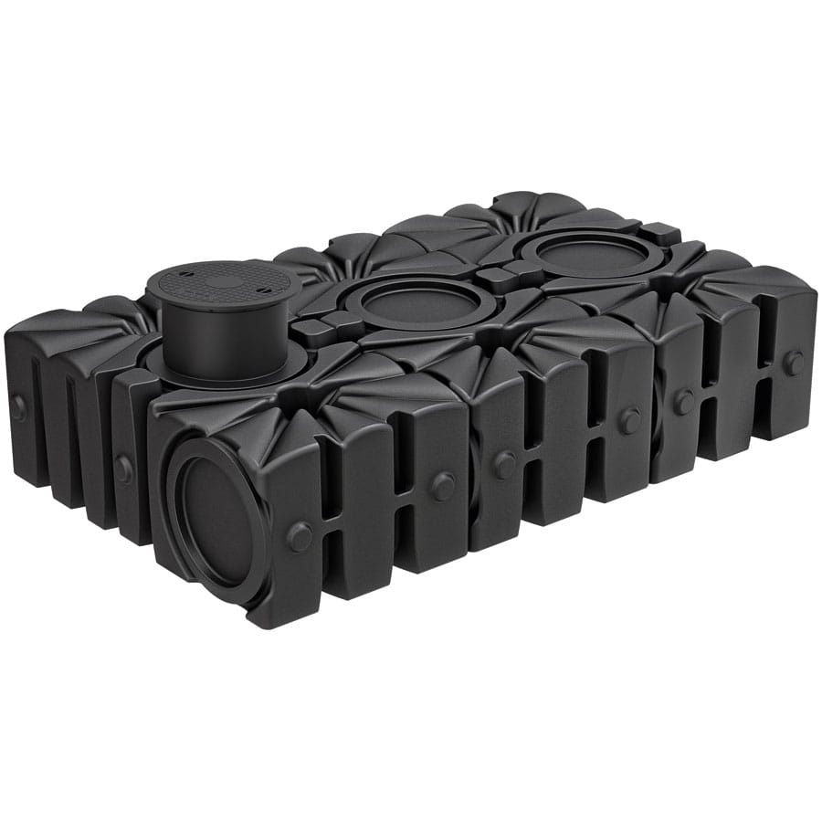 ACO Rain4me Flachtank Garten Basic Regenwassertank, 223x372x85 cm, 6000 L,liegend Image