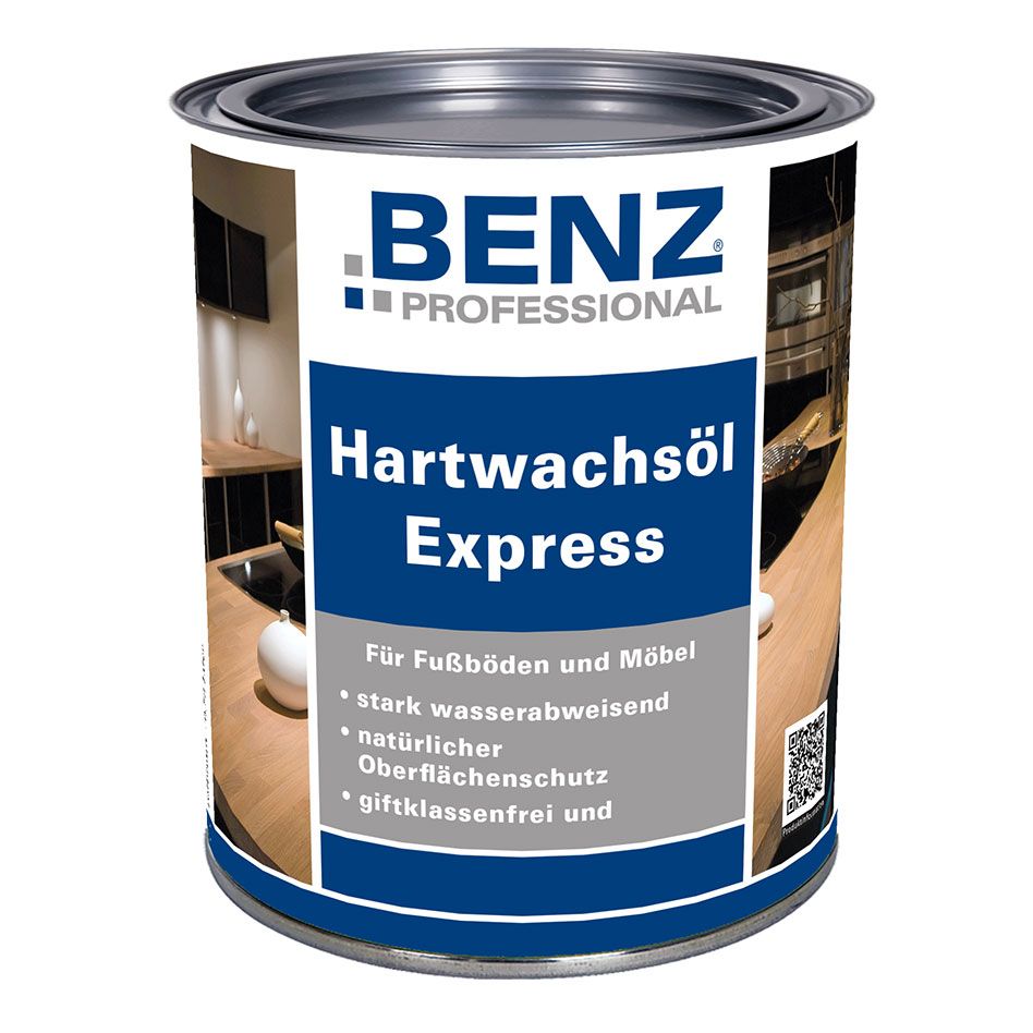 BENZ PROFESSIONAL Hartwachsöl Express, 0,75 l, Weiß Image