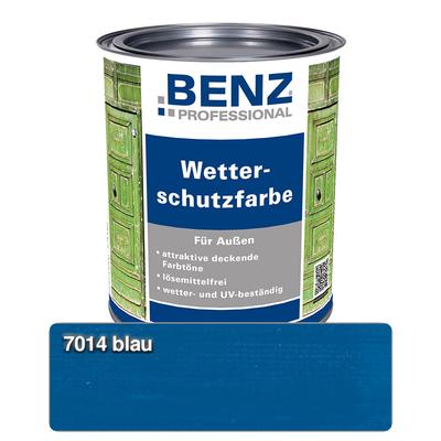 BENZ PROFESSIONAL Wetterschutzfarbe Holzschutzmittel , 2,5 l, Blau Image