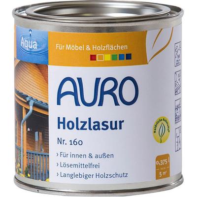 AURO Holzlasur Aqua Nr. 160 Holzschutz, 0,75 l, Farblos