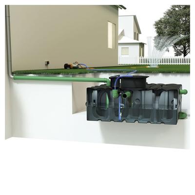 ACO Rain4me Flachtank Garten Basic Regenwassertank, 223x85x124 cm, 2000 L,stehend