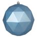 Vickerman 567623 - 4.75" Periwinkle Matte Geometric Ball Christmas Tree Ornament (4 pack) (M177329DM)