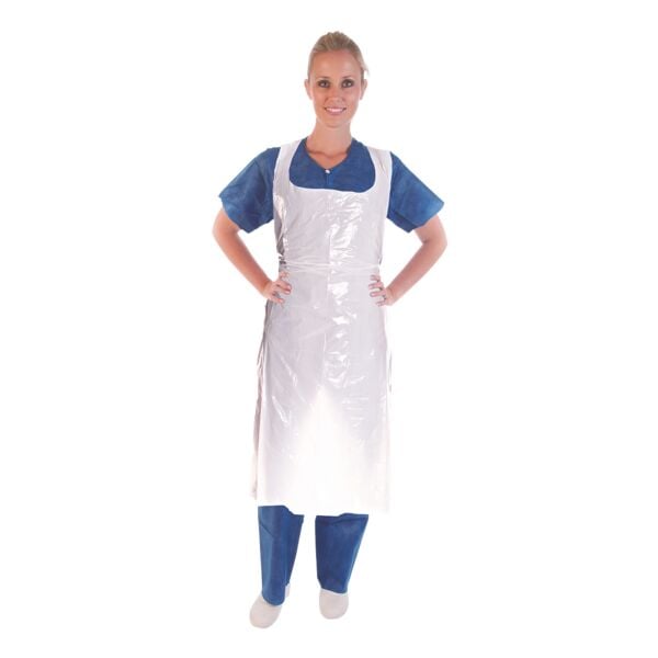 Franz Mensch 50 Latzschürzen »Hygostar« 170/75 cm, wasserdicht, weiß weiß