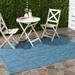 Blue/Navy 24 W in Area Rug - Ebern Designs Sayed Navy Area Rug, Polypropylene | Wayfair F4D4143D039E4B1EB46C5B087A3FD3EA