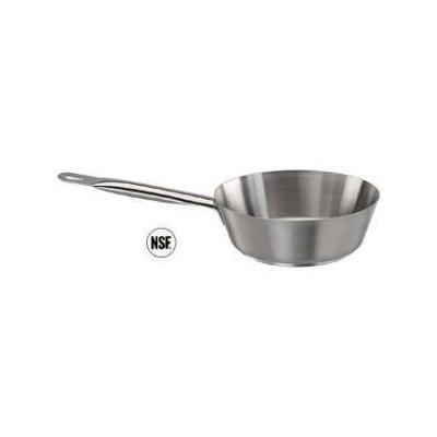 Paderno World Cuisine 11012-16 6-1/4 in. Stainless Steel Splayed Saute Pan