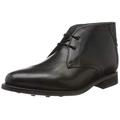 Marc Shoes Herren Goodyear welted Stiefelette Glattleder medium Fußbett: herausnehmbar 40,0 Cow Crust black