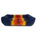 Carolina Pet Company Grand Canyon National Park Kuddler Bolster Polyester/Recycled Materials in Blue/Orange/Red | 9 H x 9 D in | Wayfair