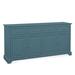 Braxton Culler Hues 70" Wide 4 Drawer Rubber Wood Sideboard Wood in Blue | 36 H x 70 W x 18 D in | Wayfair 1064-150/HARBORBLUE