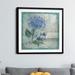 Ophelia & Co. 'Hydrangea Medley' Oil Painting Print on Wrapped Canvas Paper, Solid Wood in Blue/Green | 30.5 H x 30.5 W x 1.5 D in | Wayfair