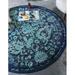 Blue 72 x 0.5 in Area Rug - RugPal Dauphine Oriental Lagoon Area Rug Polypropylene | 72 W x 0.5 D in | Wayfair 1858732