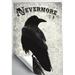 Winston Porter Poyen Nevermore Removable Wall Mural in Black | 18 H x 12 W in | Wayfair 7FE96DEC7DA147C6B6B498FA38549383