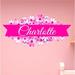 Zoomie Kids Custom Flower Name Wall Decal Metal in Pink | 20 H x 40 W in | Wayfair 22B8434D6A764FBD981BBEF068FEB5EA