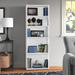 Andover Mills™ Bookshelf, Bookcase, 6 Tier, 72"H, Office, Bedroom, Laminate, Transitional Wood in White | 71.25 H x 25 W x 12 D in | Wayfair