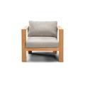 AllModern Sonoma Teak Patio Chair w/ Cushion Wood in Gray | 27.5 H x 33.25 W x 33.5 D in | Wayfair D5E9C5CDF77047EC99B283D9AC33C93C