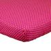 Harriet Bee Chen Flat Crib Sheet, Cotton in Indigo/Pink | 28 W x 52 D in | Wayfair SNST