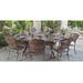 Woodard Casa Oval 8 - Person 98.5" Long Outdoor Dining Set Metal in Gray | Wayfair Composite_A9C69E26-21F4-4B87-9E91-4B1BF7ED1DFA_1559066485