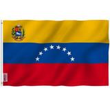 ANLEY Fly Breeze Venezuela 8 Stars 2-Sided Polyester 36" x 60" House Flag in Blue/Orange/Red | 36 H x 60 W in | Wayfair A.Flag.Venezuela