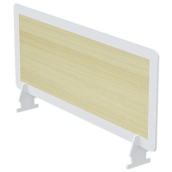 Paperflow Tischtrennwand für easyDesk Doppelschreibtische 80x33 cm braun, 80x33x0.7 cm