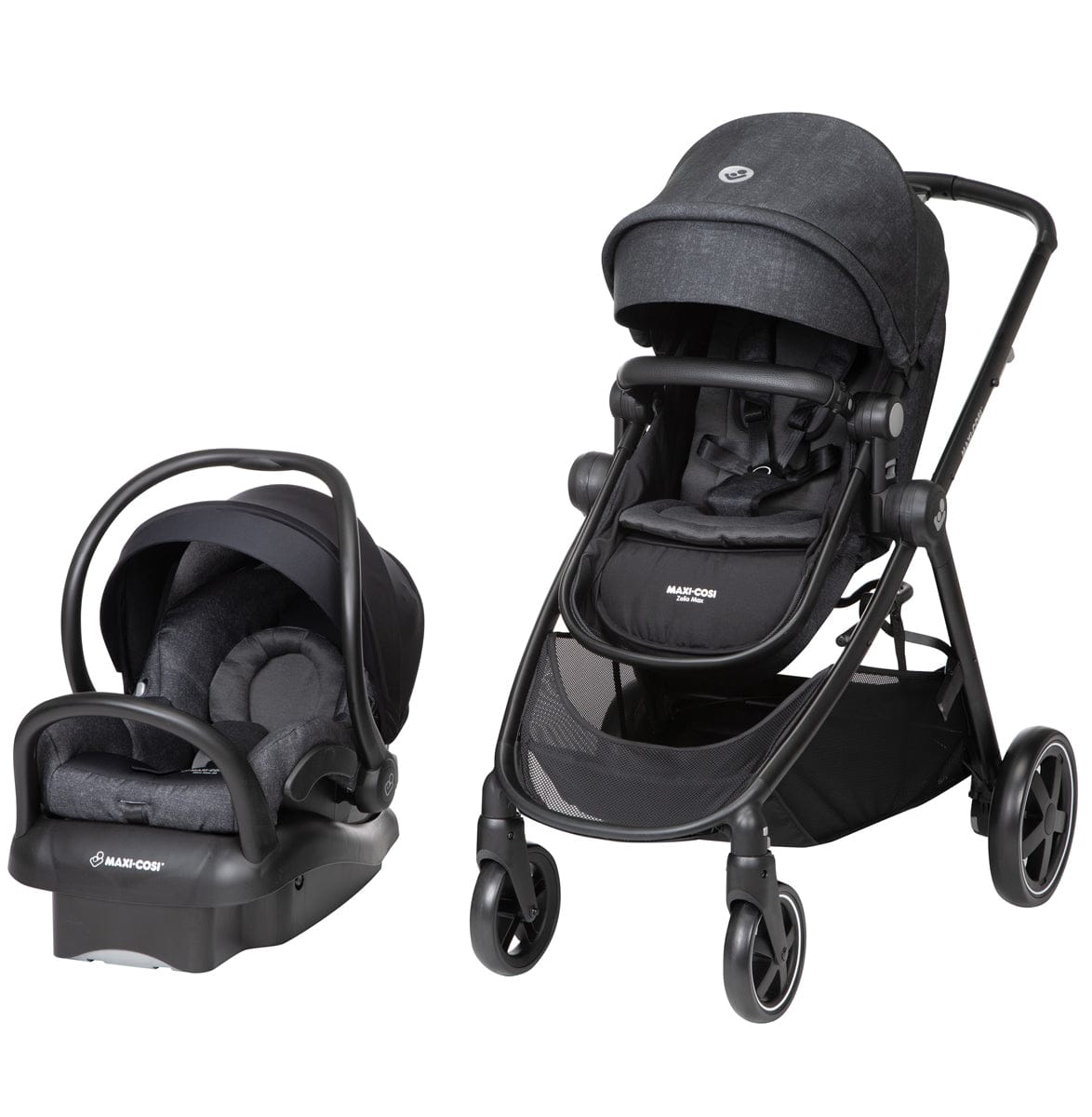 Maxi-Cosi Zelia Max Travel System - Nomad Black