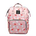 Starte Baby Diaper Bag for Mom/Dad,Flamingo Bag for Women Waterproof Travel Backpack,Spacious Tote Shoulder Bag Organizer,Pink