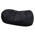 Grovelane Maltby Extra Large Bean Bag Cover Polyester in Black/Brown | 33 H x 68.75 W x 44.75 D in | Wayfair 1CFF42F64C7742488BCB036D81DF53FA
