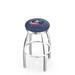 Holland Bar Stool NHL Swivel Extra Tall Stool Upholstered/Metal in Gray | 36 H x 19 W x 19 D in | Wayfair L8C2C36ColBlu