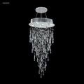 James R. Moder Crystal Rain Collection 20 Inch 6 Light Mini Chandelier - 41051S11