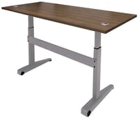 66" x 30" Pneumatic Height Adjustable Mobile Table