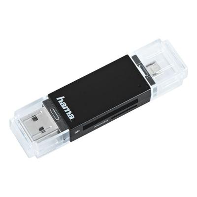 Hama USB-2.0-OTG-Kartenleser »Basic« mehrfarbig