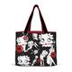 The Bradford Exchange Betty Boop™ 'Sassy Style' Quilted Fabric Tote Bag –Features Artwork, Fabric Lining With Zippered Pocket And 2 Slip Pockets, A Top-Zip Closure, & Kissing Lips Charm. Exclusive To