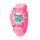 Disney Princess Girls' Pink Plastic Time Teacher Watch - Pink