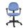 Boss Office Products Microfiber Deluxe Posture Chair W/ Adjustable Arms. - Blue