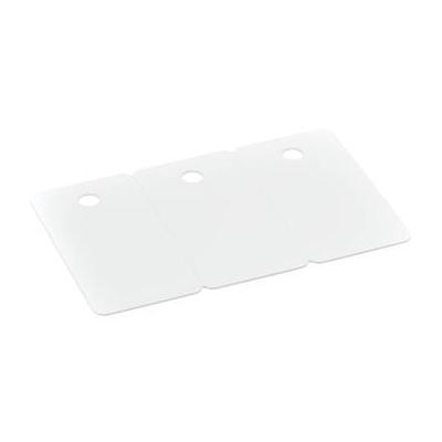 IDC CR-80/30 3-UP PVC Cards for Key Tags (500 Cards) 118305WB-3UP