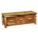 Loon Peak® Cassie Coffee Table w/ Storage Wood in Brown | 18 H x 48 W x 20 D in | Wayfair 10525AF1C5CA4A229DE356F4D9F4D53A