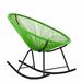 Latitude Run® Meyerwood Wicker Outdoor Rocking Chair in Green | 34 H x 29 W x 33 D in | Wayfair 73C6617A99B043D8B8EC7CBDC1E565EA