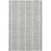 White 24 x 0.125 in Area Rug - Dash and Albert Rugs Melange Striped Handmade Handwoven Area Rug Recycled P.E.T. | 24 W x 0.125 D in | Wayfair
