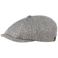 Stetson Hatteras Frame Silk Cap Wild hat Summer Beanie (57 cm - Black-White)