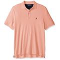 Nautica Men's Classic Fit Short Sleeve Solid Soft Cotton Polo Shirt, Coral Sands, XXL Tall