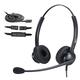 MKJ Phone Headset for Cisco Phones Corded RJ9 Dual Ear Telephone Headset Microphone Noise Cancelling for Call Centre Cisco CP-7841 7942G 7945G 7965G 7970G 7975G 7985G 8811 8845 8861 8865 9971