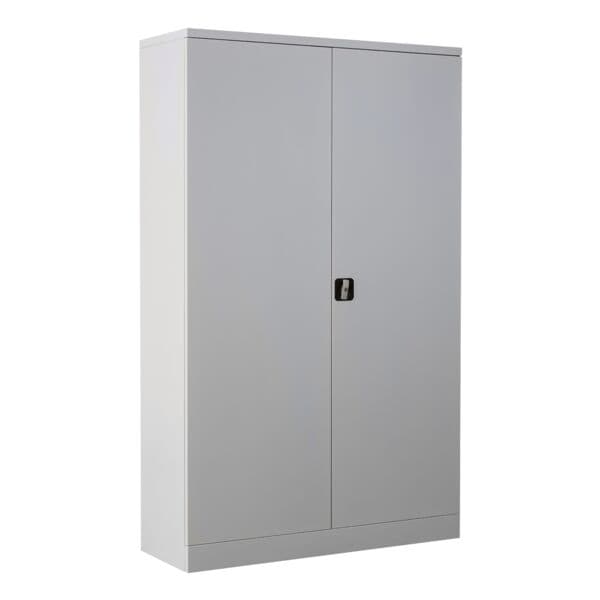 Gürkan Stahlschrank mit Flügeltüren 120 x 195 cm weiß, 120x195x42 cm Image