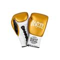Benlee Rocky Marciano Unisex – Erwachsene Newton Leather Contest Gloves, Gold/White/Black, 08 oz R