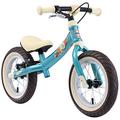 BIKESTAR® Safety Lightweight Kids First Running Balance Bike with brakes and with air tires for Kids age 3 year old boys and girls | 12 Inch convertible 2 in 1 Sport Edition | Turquoise