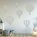 Harriet Bee Westphalia Hot Air Balloon Wall Decal Set of 6 Plastic | 12 H x 10 W x 0.01 D in | Wayfair D2875D2D5FDB464F8E44265304052A12