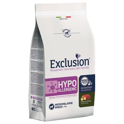Sparpaket: 3x2kg Pferd & Kartoffel Exclusion Diet Hundefutter trocken