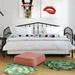 Novogratz Bushwick Twin Metal Daybed w/ Trundle Metal in Black | 40 H x 41 W x 77 D in | Wayfair 4374039N