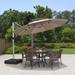 Charlton Home® Cotter 11' Cantilever Umbrella (Must Purchase Base Separately) in Brown | 108 H in | Wayfair 8B12918A7E1E4690887D81C45BF69AA9