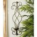 Fleur De Lis Living Tall Iron Wall Sconce Iron in Gray/Yellow | 25 H x 8 W x 5 D in | Wayfair 7666BC0FC3F642DD8D3BA41EF36D9175