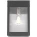 Barrett 13"H Scandinavian Gray Outdoor Lantern Wall Light